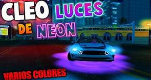 Cleo (Luces de NEON) Para San Andreas Y SAMP 2023