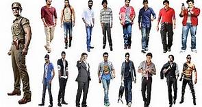Challenging star Darshan Height Comparison With South indian actors