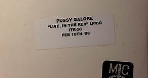 Pussy Galore - Live: In The Red