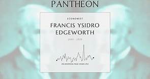 Francis Ysidro Edgeworth Biography - Irish economist (1845–1926)