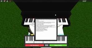 Kiss the Rain ~ ROBLOX Piano (SHEET IN DESC)