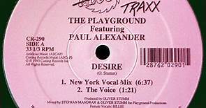 The Playground Featuring Paul Alexander - Desire