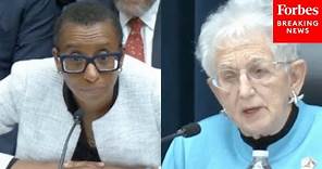 Virginia Foxx Asks Harvard's President Point Blank: 'Do You Believe Israel Has The Right To Exist?'