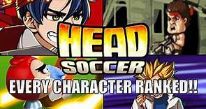 Every Head Soccer Character Ranked (Worst to Best)