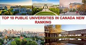 Top 10 PUBLIC UNIVERSITIES IN CANADA New Ranking