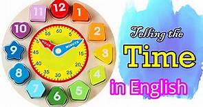 Learn How To Tell The Time In English | Telling The Time | Vocabulary