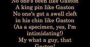 Gaston lyrics
