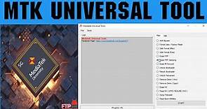MediaTek Universal Tool V2 Free Download (Working 100%)