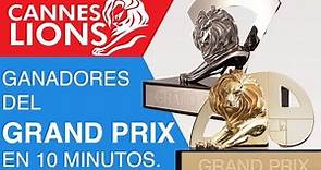 Ganadores Grand Prix Cannes 2016 en 10 minutos.