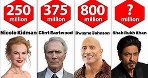The Richest Actors in the World 2024/top 50 Net Worth comparison