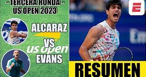Carlos Alcaraz vs Daniel Evans | RESUMEN Tercera Ronda | US Open
