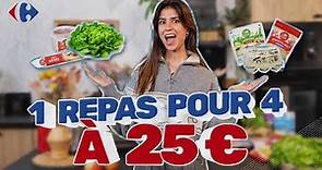 Un repas pour 4 personnes à MOINS DE 25 € ? 😯 | Retour de courses avec Stelle | Carrefour France