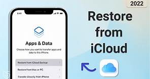 How to Restore iPhone from iCloud, 2 Easy Ways 2023