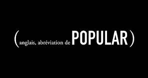 Qu'est ce que le POP ? | Centre Pompidou