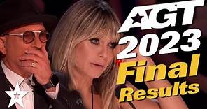America's Got Talent 2023 GRAND FINAL - Results!