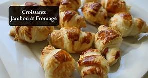 Mini Croissants Jambon/Fromage pour l'apéro !