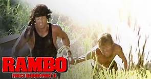 'Rambo vs. Rocket-Propelled Grenades' Scene | Rambo: First Blood Part II