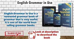English Grammar in Use PDF 2020