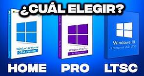 Windows 10 Pro vs. Home vs. LTSC | ¿Cuál elegir? ¿Qué diferencias hay?
