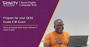 GESE Grade 5 B1 Exam Example | Home Office-approved | Sehlule