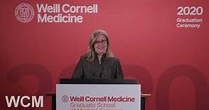 Weill Cornell Graduate School of Medical Sciences Convocation 2020