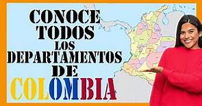✅✅✅ Vídeo DEPARTAMENTOS de COLOMBIA con sus CAPITALES
