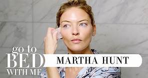 Model Martha Hunt's Nighttime Skincare Routine | Go To Bed With Me | Harper's BAZAAR