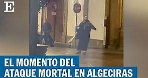 El momento del ataque mortal contra Diego Valencia en Algeciras | EL PAÍS