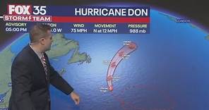 Hurricane Don forms in Atlantic | Orlando weekend forecast