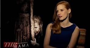 Jessica Chastain and the Cast of 'Mama'
