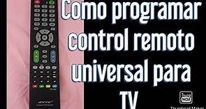 Como programar control remoto universal // Configurar control remoto para Smart TV