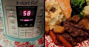 First time using my Pioneer Woman Instant Pot making Pot Roast!!
