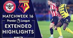 Brentford v. Watford | PREMIER LEAGUE HIGHLIGHTS | 12/10/2021 | NBC Sports