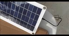 Cheap 20w solar panel review