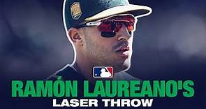 Ramon Laureano's LASER throw