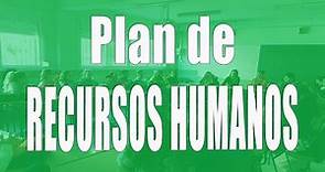 El plan de Recursos Humanos