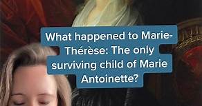 Learn about Marie-Thérèse of France’s life after the French Revolution. #history #historytiktok #historytok #historytime #historyfact #historytiktokers #historyfacts #royalhistory #marieantoinette #18thcentury #frenchrevolution #womenshistory