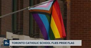 Toronto Catholic school raises Pride flag