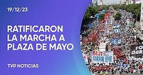 La movilización de este 20 de diciembre a Plaza de Mayo