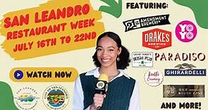 Welcome to San Leandro Restaurant Week - 2023
