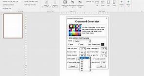 How To Create Crossword Puzzles For KDP in PowerPoint