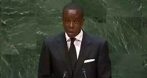 Kojo Annan pays tribute to Kofi Annan at the UN General Assembly