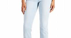 Charter Club Women's Lexington Tummy Control Straight-Leg Jeans, Created for Macy's - Macy's