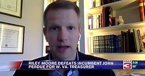 Riley Moore ready to get work after defeating incumbent John Perdue for W.Va. treasurer