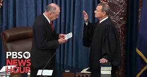 WATCH: Chief Justice John Roberts sworn in for Trump impeachment trial