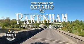 Towns of Ontario - Pakenham, Lanark County. Drone Footage & History
