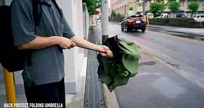 [Wpc.] Back Protect Folding Umbrella - 背部保護延伸摺傘