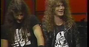 Bobby Gustafson and Bobby Blitz (Overkill) on Headbangers Ball (1989)