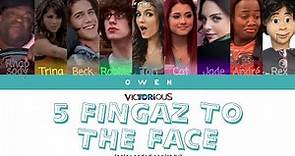 Victorious Cast '5 Fingaz to the Face' Color Coded Lyrics (ENG/PTBR)