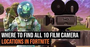 Where To Find ALL 10 Film Camera Locations in Fortnite